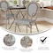 Flash Furniture Marseille Thonet French Bistro Stacking Chair w/Arms, Black/White Textilene/Bamboo Print Alum Frame SDA-AD642002A-TXT-BLKWH-LTNAT-GG - alternate 6